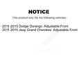 thumbnail image 2 of TOR Front Upper Suspension Ball Joint TOR-K100107 for Car 2011-2015 Jeep Grand Cherokee Dodge Durango Adjustable, 2 of 2