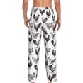 thumbnail image 3 of Goofa Funny Chicken Printed Soft Pajama Pants for Men, Wide Leg Comfy Casual Lounge Yoga Pants-Small, 3 of 9