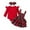 1-Red, variant on Baby Girl Christmas Clothes Plaid Outfits Long Sleeve Romper Overall Skirt Dress Cute Newborn Outfit Festive Wear五点描述: