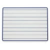 School Smart Fully Ruled Pupil Boards, 9 x 12 Inches, Melamine, White, Pack of 10