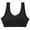 Black, variant on PEASKJP Women's Sports Bras Plus Size Womens Back Sports Bra Neck Padded Low Impact Workout Yoga Bra with Built in Bra (Red,XL)