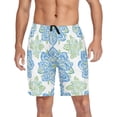 thumbnail image 6 of Relaxed fit printed pajama bottoms, sizes S to XXL Many Blue Patterns, 6 of 7