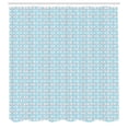 thumbnail image 2 of Ambesonne Pastel Shower Curtain, Eyeglasses on Mini-Clouds, 69"Wx70"L, Blue Blush, 2 of 4