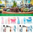 thumbnail image 2 of 21 pcs Mini Garden Hand Tools Transplanting Tools Succulent Tools Miniature Planting Gardening Tool Set Garden Plant Care, 2 of 11