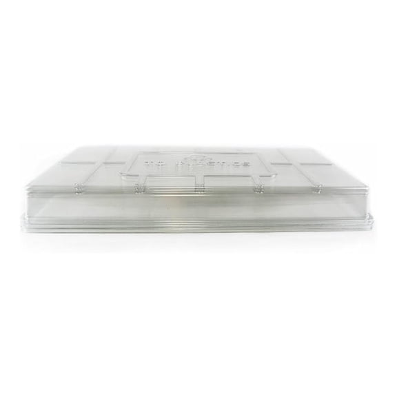 Plant Tray Clear Plastic Humidity Domes: Pack of 5 - Fits 10 Inch x 20 Inch Garden Germination Trays - Greenhouse Grow Covers