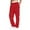 Red, variant on JTieacloth Mens Cargo Long Pants Men's Casual Pants With Double Layer Waistband Straight Leg Solid Joggers Comfortable Sweatpants For Everyday Wear Green
