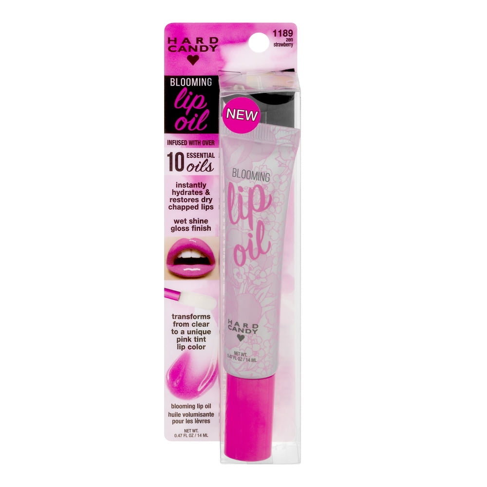 Hard Candy Blooming Lip Oil, Hydrating Custom Lip Oil, Zen Strawberry