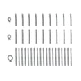 thumbnail image 7 of Haute Decor GarlandTies, 40 Pack of 3 Assorted Sizes - Noble Pine Frosted, 7 of 7