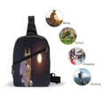 thumbnail image 5 of Lsque Bluey Pattern Chest Package – Foldable Waterproof Chest Bag with Adjustable Shoulder Strap, Double Zipper Compartments & D-Buckle Design, 5 of 7