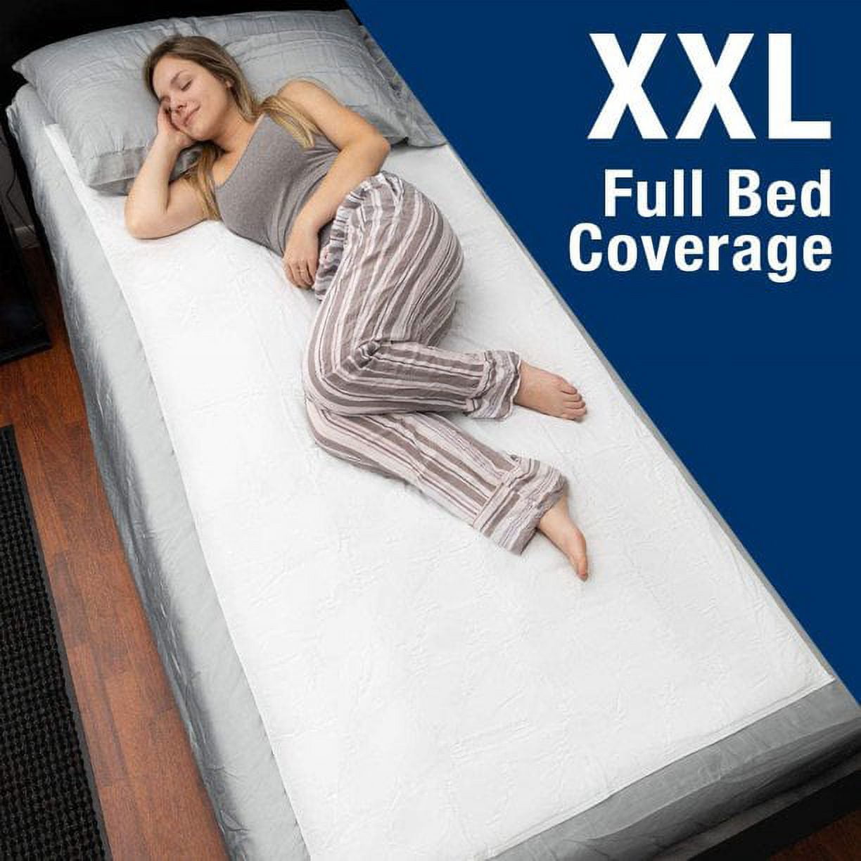 Inspire Mattress Pad, Oversized 36"x 72" – Quilted, Bed Pad for Incontinence Washable, for Adults and Kids Reusable Underpad