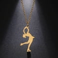 thumbnail image 3 of Inspirational Gymnast Pendant Necklace Ballet Ballerina Sports Dance Solo USA Gymnastics Choker Team Jewelry Woman Coach Daughter, 3 of 13