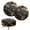 Black Marble, variant on HUIACONG Washable Chair Covers, Vintage Mandala Pattern Premium Fabric Waterproof Bar Stool Cushion Covers for Home Coffee Shop