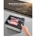 thumbnail image 3 of 800W Sous Vide Cooker with LED Digital Display Glass Lid Precise Temperature Timer Control All in One Sous Vide Pot for Family and Friends, 3 of 6
