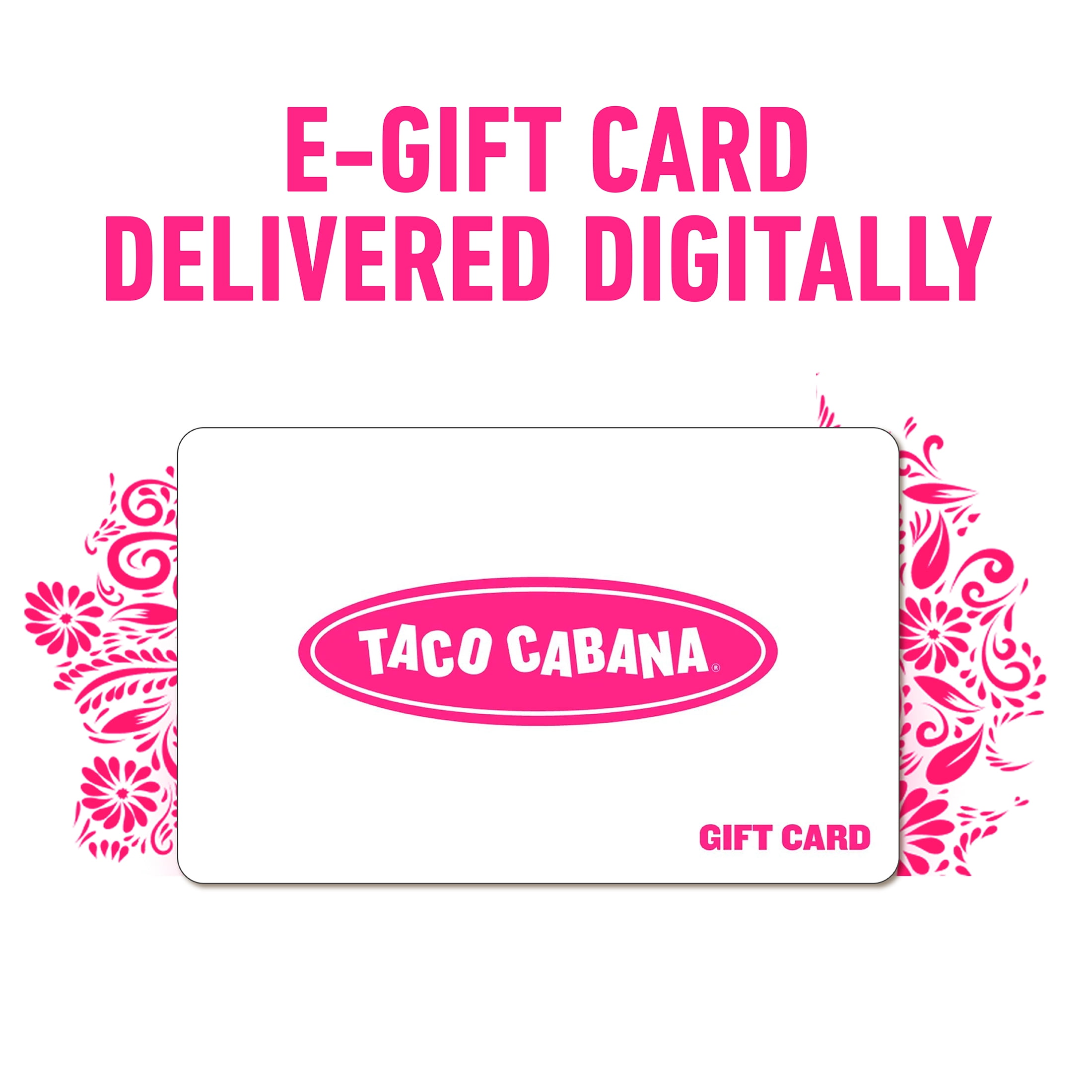 Taco Cabana $50 eGift Card [Email Delivery]