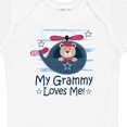 thumbnail image 4 of Inktastic Grammy Loves Me Grandson Bear Boys Baby Bodysuit, 4 of 5