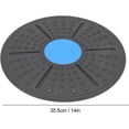 thumbnail image 3 of HUGFEGWE Balance Board Trainer, 360° Rotation and 12°‑20° Tilt Plastic Wobble Balance Board for Core Stability, No-Skid Balance Disc for Physical Therapy, Standing Desk, Home, Gym, UA824-16725, 3 of 9