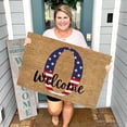 thumbnail image 4 of ViLaViDeca 4th Of July Door Mat Patriotic Doormat Entryway Rug Welcome Independence Day Doormat Stain And Fade Patriotic Decor Welcome Outdoor Mat Decorative For Home, 4 of 4