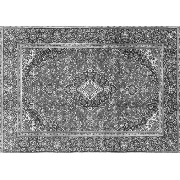 Ahgly Company Indoor Rectangle Persian Gray Traditional Area Rugs, 2' x 4'