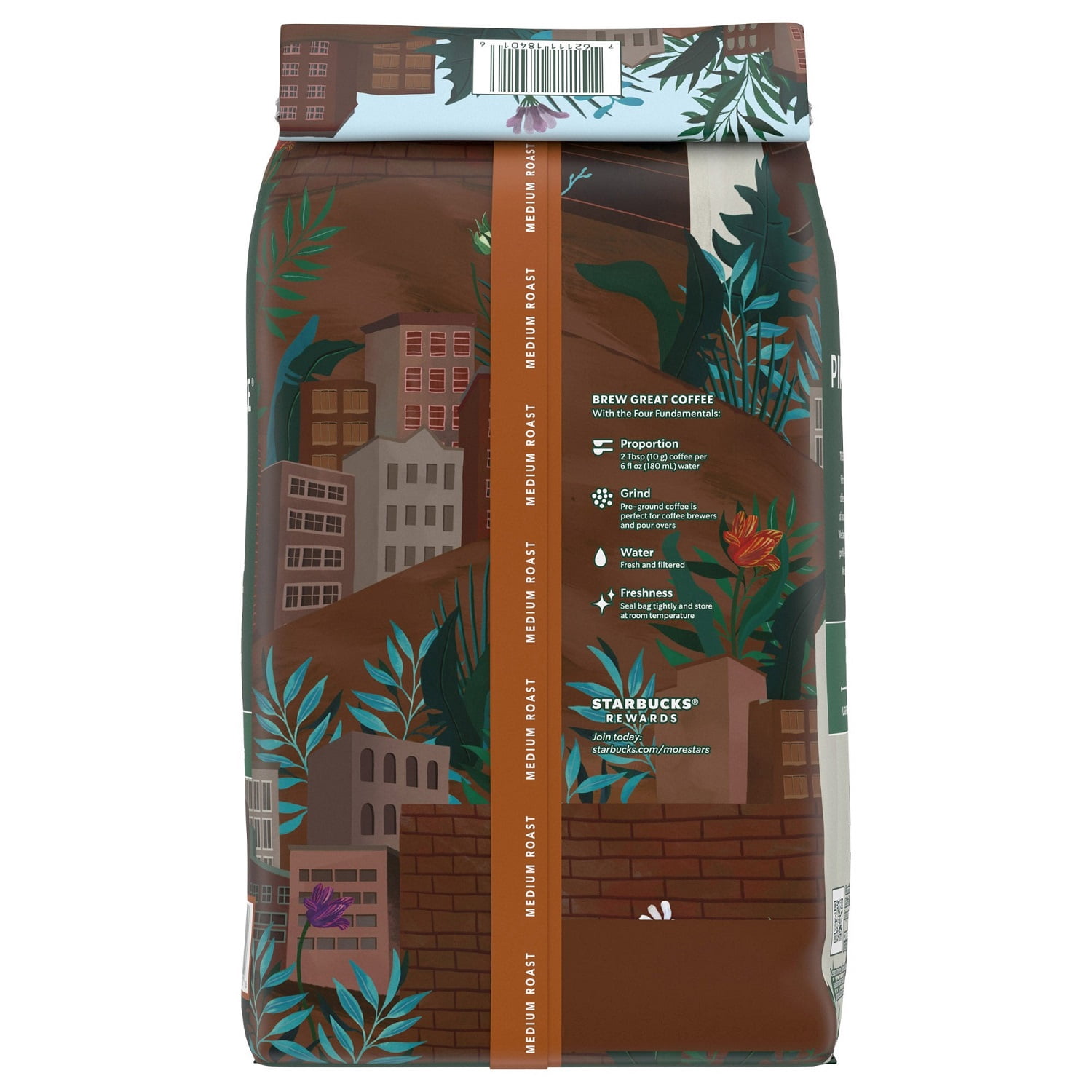 Starbucks Pike Place Roast, Ground Coffee, 32 Ounce