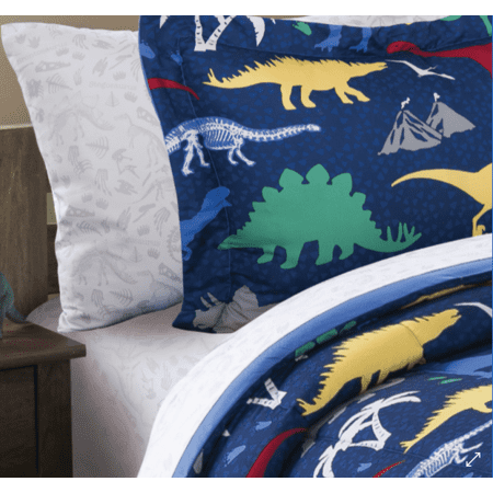 mainstays dinosaur bedding