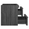 thumbnail image 3 of Modway Render 24" Wall-Mount Bathroom Vanity Cabinet (Sink Basin Not Included) in Charcoal, 3 of 8