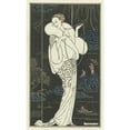 thumbnail image 2 of George Barbier 10x14 Gold Ornate Wood Frame and Double Matted Museum Art Print Titled - Velvet Coat (1913), 2 of 4