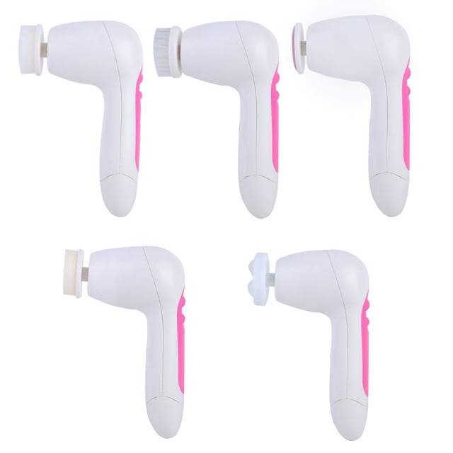 Instrumento de limpieza de poros, cepillo de limpieza facial multifuncional 5 en 1, cepillo de limpieza de poros, apariencia llamativa