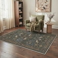 thumbnail image 5 of GENIMO 2'x7' Runner Rug, Machine Washable Non Slip Low Pile Hallway Runner Rug for Kitchen Laundry Room, Contemporary Art, Dusky Green, 5 of 7