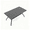 60"x 38"x 28" Black, variant on 6 - Person Rectangular 63"L X 38"W Outdoor Dining Table