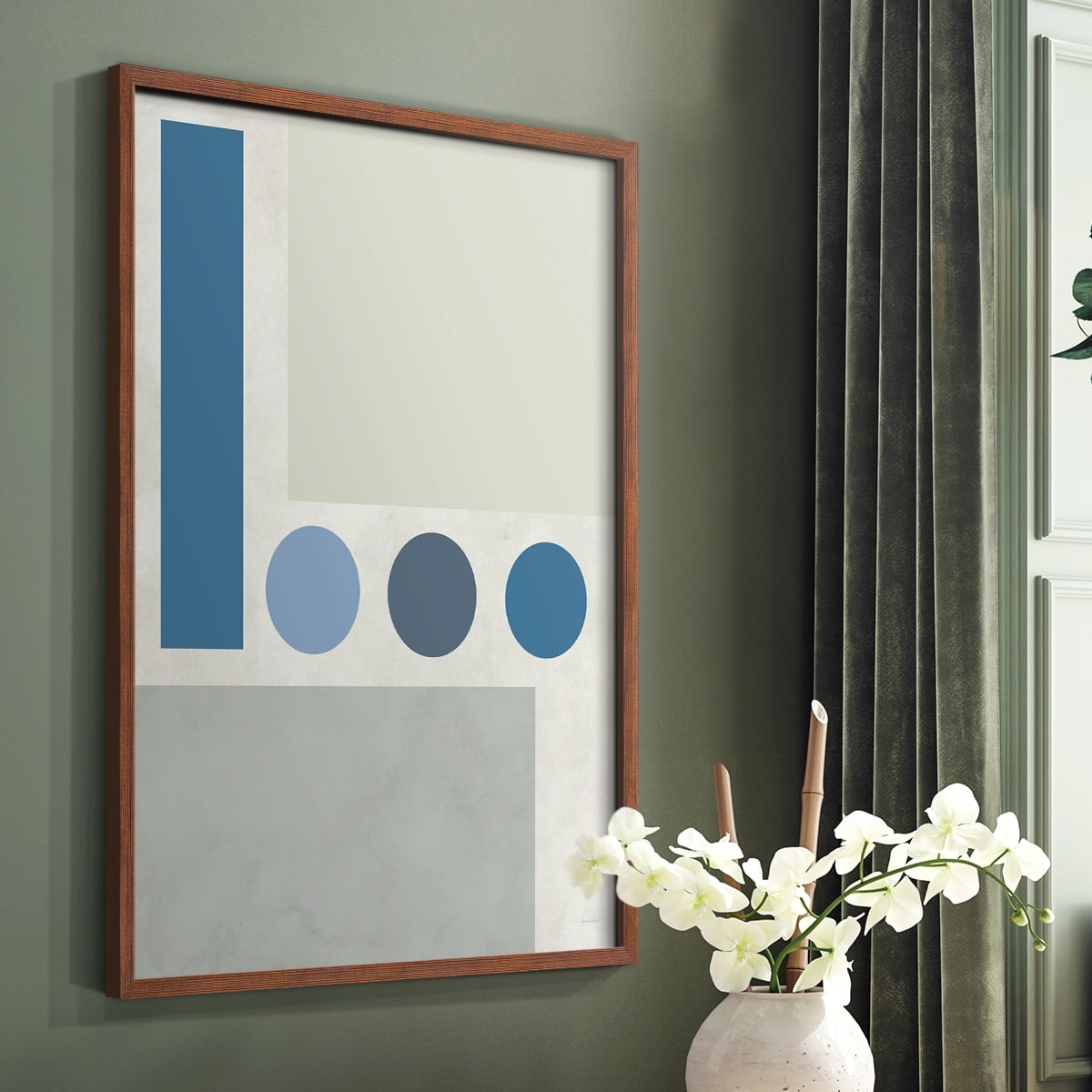 Stars Align II in Paper Solid Wood 11 x 14 Framed Print