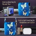 thumbnail image 2 of ELEHOLD Butterfly Crossbody Phone Bag for Samsung Galaxy Z Flip 7 2025/7 FE/6/5/4/3, Lightweight Faux Leather Mini Shoulder Bag Slim Non-Slip Travel Pouch Case with Strap for Women,M, 2 of 8