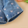 thumbnail image 6 of MHZLDYZ Girls Outfits Children's Clothing Summer Girls Suit foreign Style Girl New Mesh Lace Top Embroidered Denim Shorts Girls Outfits Summer Clothes for Girls 10-12 Girls Hawaiian Outfit(Pink,130), 6 of 6