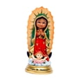 thumbnail image 2 of Estatua de Nuestra Señora de , estatuilla religiosa, decoración de Navidad, adorno de mesa, regalo de Navidad para estante de vacaciones,, 2 of 9