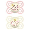 MAM Perfect Night Pacifier, 0-6 Months, 2 Pack