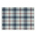 thumbnail image 1 of Abstract Cutting Board, English Style Tartan Motif Old Fashioned Cultural Striped Display, Decorative Tempered Glass Cutting and Serving Board, Small Size, Violet Blue Orange White, by Ambesonne, 1 of 1