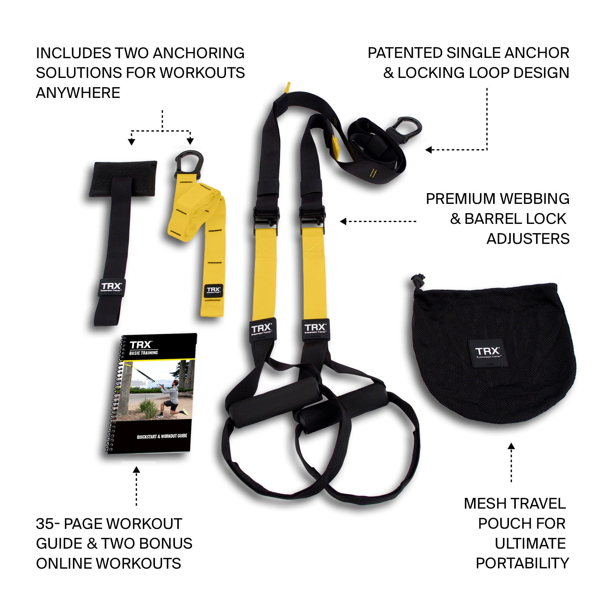  TRX All-in-One Suspension Training System: Weight