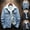 Light Blue, variant on Men's Sherpa Fleece Lined Denim Jacket Warm Winter Trucker Jacket Cowboy Jean Jacket Blue