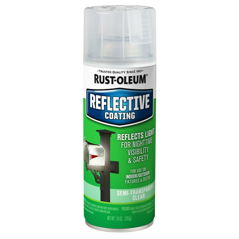 Free Shipping! Clear, Rust-Oleum Specialty Reflective Finish