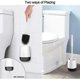 thumbnail image 5 of Silicone Toilet Brush With Holder Set Toilet Bowl Brush For Bathroom No Scratch Soft Toilet Cleaner Brush Wall Mounted, 5 of 5