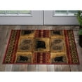 thumbnail image 6 of Tayse Nature Area Rug 6570 Novelty Red Bears Southwestern 2' x 3' Rectangle, 6 of 10
