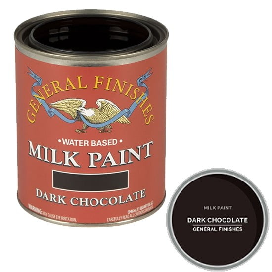 Dark Chocolate, General Finishes Milk Paint, Pint