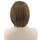 thumbnail image 3 of Peluca de pelo sintético estilo bob para mujer, para cosplay, fiesta, corta y recta (marrón), 3 of 5