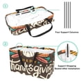 thumbnail image 4 of Thanksgiving Font Large Capacity Reusable Foldable Oxford Cloth Storage Basket: Tote Bag, Laundry Organizer, and Storage Box, 4 of 7