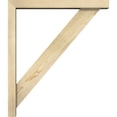 thumbnail image 3 of Ekena Millwork 4"W x 26"D x 30"H Traditional Block Rough Sawn Bracket w/ Offset Brace, Douglas Fir, 3 of 25
