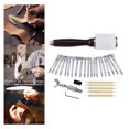 thumbnail image 4 of Abbracc 27Pcs Leather Stamp Tools DIY Leather Craft Sewing Saddle Making Leather Working, 4 of 9