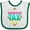 White and Green, variant on Inktastic Tax Deduction Funny Baby Clothes Girls Baby Bib