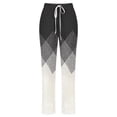 thumbnail image 3 of FAIWAD Womens Linen Pants Straight Leg Loose Drawstring Sweatpants Summer Plus Size Lounge Joggers Pants, 3 of 4