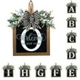 thumbnail image 1 of Décorations de Porte d'Entrée Signe de Couronne d'Alphabet Décoration Suspendue Extérieure 11.8"*11.8", 1 of 3