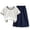 a5-Navy, variant on KPOPLK Baby Girl Summer Clothes Toddler Infant Outfit Short Sleeve Letter T Shirt Tops and Stretch Shorts Clothing Set Size 9-10 Years,Black