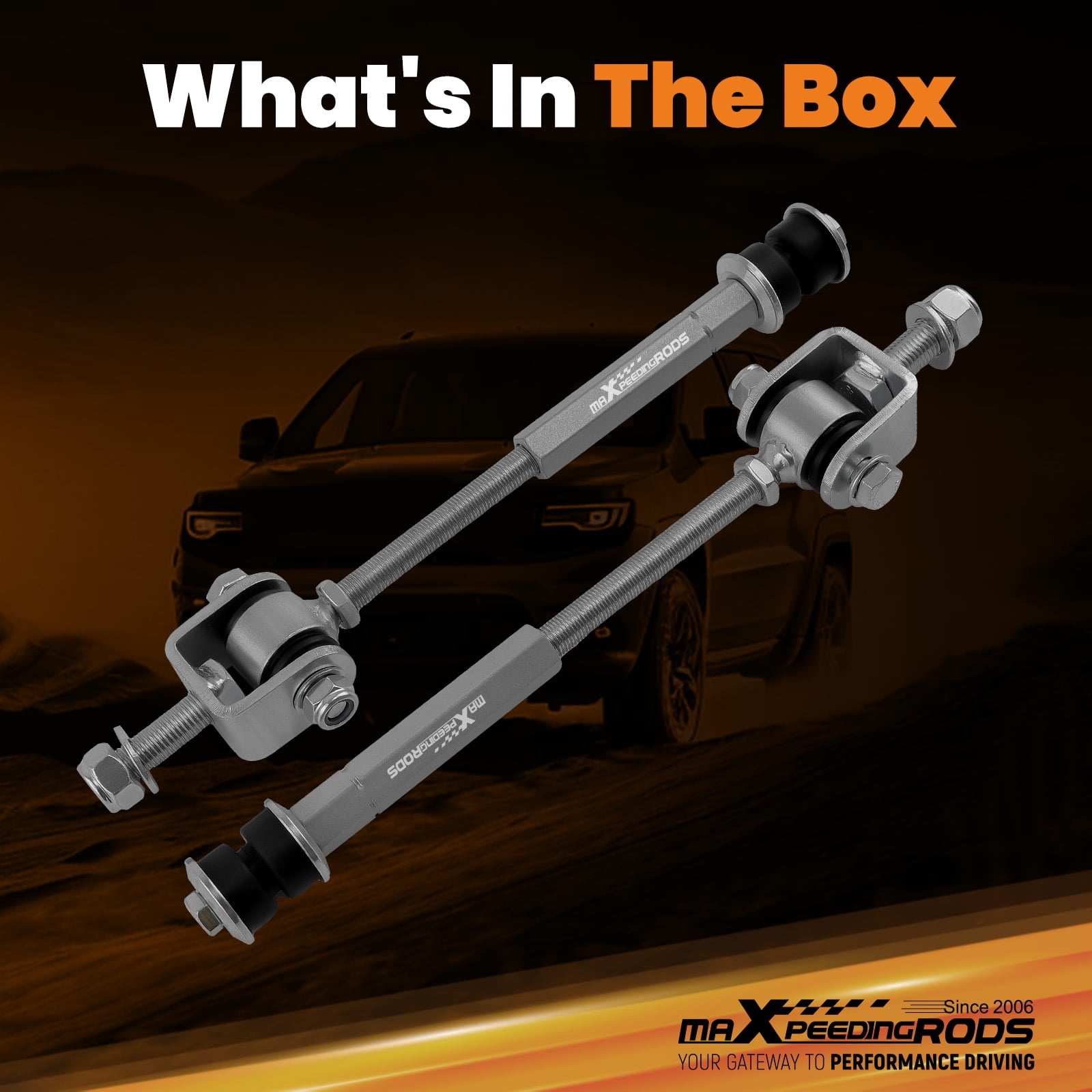Maxpeedingrods Heavy Duty Sway Bar End Links 4-6" Lift Kit For GMC Silverado/Sierra 2500 3500